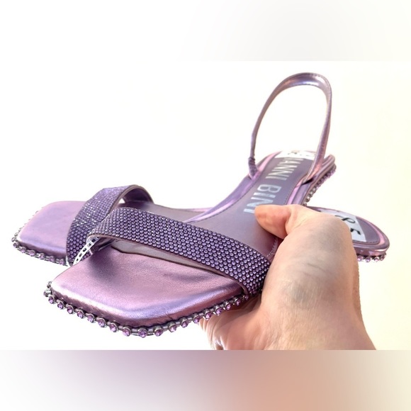 GIANNI BINI ELENA BLING STUDDED LOW DETAIL SLINGS - Picture 4 of 9